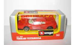 Феррари Ferrari Testarossa 1985 Bburago Бураго 1:43 Made in Italy 1990-е