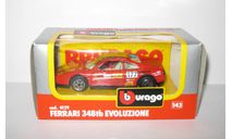 Феррари Ferrari 348 tb Evoluzione 1991 Bburago Бураго 1:43 Made in Italy 1990-е, масштабная модель, scale43