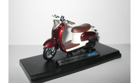 мотоцикл мотороллер скутер Ямаха Yamaha Vino YJ 50 R 1999 Welly 1:18, масштабная модель мотоцикла, scale18