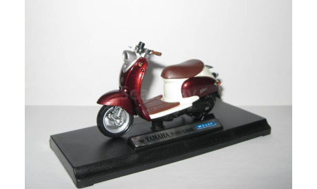 мотоцикл мотороллер скутер Ямаха Yamaha Vino YJ 50 R 1999 Welly 1:18, масштабная модель мотоцикла, scale18