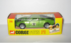 Форд Ford GT 70 Corgi 1:43 Made in Great Britain
