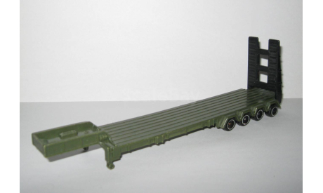 Прицеп Полуприцеп Трал платформа Длинная 2005 Mattel Majorette 1:64, масштабная модель, scale64