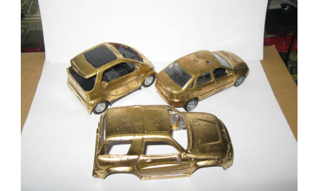 Набор 3 модели Ваз Калина Lada Kalina Toyota Rav4 Smart 1:35, масштабная модель, BMW, scale35