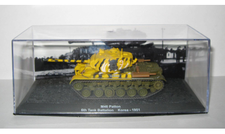 танк M46 Patton Паттон 1951 США Корейская война Altaya Amercom IXO 1:72, масштабная модель, scale72