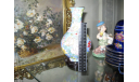 Ваза Фарфор на деревянной подставке Китай Сувенир Винтаж 20 см, масштабные модели (другое)