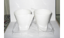 Чашки кофейные 2 шт Deagourmet Tazze Geo на 2 персоны Сувенир Винтаж Фарфор Италия, масштабные модели (другое)