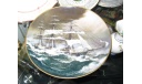 Тарелка Фарфор Franklin Porcelain Great Clipper Ships L.E.Fine Сувенир Винтаж 23 см, масштабные модели (другое)