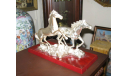 Скульптура Большая ’Лошади’ Серебро Эксклюзив Linea Argenti Италия Антиквариат Сувенир Винтаж 32 см, масштабные модели (другое)