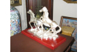Скульптура Большая ’Лошади’ Серебро Эксклюзив Linea Argenti Италия Антиквариат Сувенир Винтаж 32 см, масштабные модели (другое)