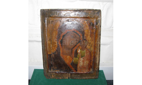 Казанская икона Божией Матери Русь 17 век Раритет Антиквариат 32 х 25 см, масштабные модели (другое)