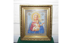 Икона Богородица Богоматерь Русь 20 век Раритет Антиквариат 30 х 35 см