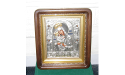 Икона Богородица ’Богоматерь’ Раритет Антиквариат 32 х 36 см