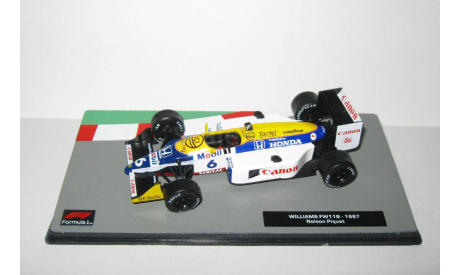 Формула Formula 1 Williams FW11B Nelson Piquet 1987 IXO Altaya 1:43, масштабная модель, scale43