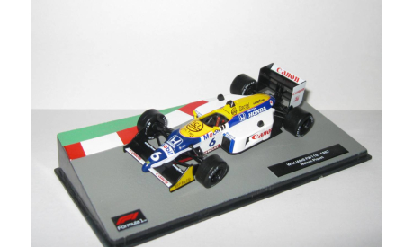 Формула Formula 1 Williams FW11B Nelson Piquet 1987 IXO Altaya 1:43, масштабная модель, scale43