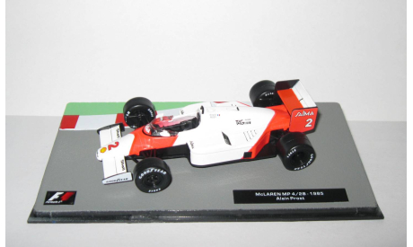 Формула Formula 1 McLaren MP 4 / 2B Alain Prost 1985 IXO Altaya 1:43, масштабная модель, scale43