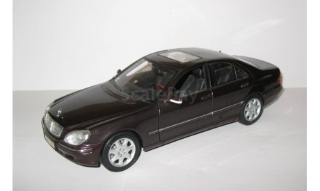 Мерседес Бенц Mercedes Benz S500 S class S500 W220 Черный 1999 Maisto Special Edition 1:18 Ранний, масштабная модель, scale18