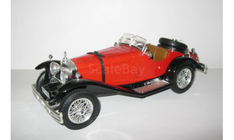 Мерседес Бенц Mercedes Benz SSK 1928 Bburago Made in Italy 1:18 3009 Ранний - Первый выпуск, масштабная модель, Mercedes-Benz, scale18