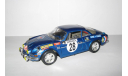 Renault Alpine A110 1600 S 1971 Bburago Made in Italy 1:18 Ранний - Первый выпуск, масштабная модель, scale18