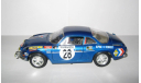 Renault Alpine A110 1600 S 1971 Bburago Made in Italy 1:18 Ранний - Первый выпуск, масштабная модель, scale18