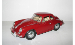 Порше Porsche 356 B 1961 Bburago Made in Italy 1:18 3021 Ранний - Первый выпуск