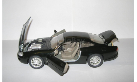 Ягуар Jaguar XKR 1998 Черный Solido 1:18 Раритет, масштабная модель, scale18