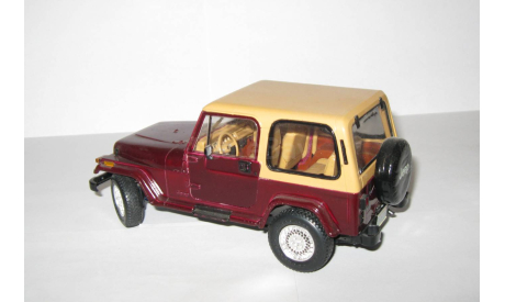 Джип Jeep Wrangler 1992 4x4 Heller Special Edition 1:24, масштабная модель, scale24