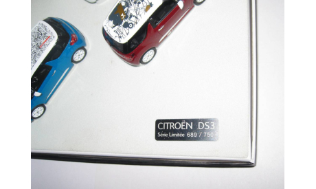 набор из 3 Ситроен Citroen DS3 2010 New Roofdeco Norev 1:43 155285, масштабная модель, Citroën, scale43