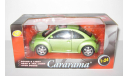 Фольксваген VW Volkswagen New Beetle Жук 2000 Cararama Hongwell 1:24, масштабная модель, scale24