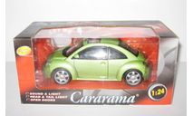 Фольксваген VW Volkswagen New Beetle Жук 2000 Cararama Hongwell 1:24, масштабная модель, scale24