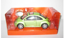 Фольксваген VW Volkswagen New Beetle Жук 2000 Cararama Hongwell 1:24, масштабная модель, scale24