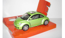 Фольксваген VW Volkswagen New Beetle Жук 2000 Cararama Hongwell 1:24, масштабная модель, scale24