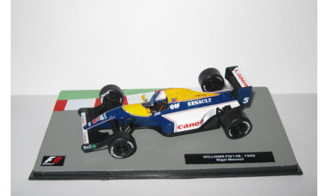 Формула Formula 1 Williams FW14B Nigel Mansell 1992 IXO Altaya 1:43, масштабная модель, scale43