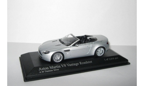 Астон Мартин Aston Martin V8 Vantage Roadster 2009 Minichamps 1:43 БЕСПЛАТНАЯ доставка, масштабная модель, scale43