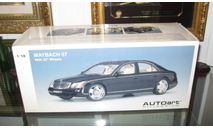 лимузин Майбах Maybach 57 2004 Autoart 1:18 Ранняя Редкая версия - 22 Колеса, масштабная модель, scale18