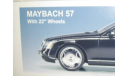 лимузин Майбах Maybach 57 2004 Autoart 1:18 Ранняя Редкая версия - 22 Колеса, масштабная модель, scale18