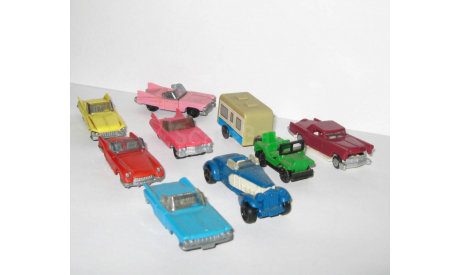 Набор Машинка Автомобиль 8 штук Яйцо Киндер сюрприз Kinder из серии «Автомобили» (1994 год), фигурка, scale0