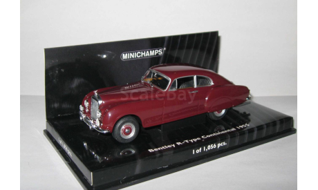 Бентли Bentley R Type Continental 1955 Minichamps 1:43 436139422, масштабная модель, scale43