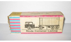 коробка Шкода Skoda 706 RT Container Lastzug 1985 Сделано в ГДР Permot Espewe Modelle 1:87 H0 (DDR)