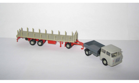 Шкода Skoda 706 RT + прицеп 1988 Сделано в ГДР Permot Espewe Modelle 1:87 H0 (DDR), масштабная модель, scale87