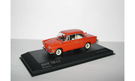 БМВ BMW 700 LS 1960 Minichamps 1:43 430023704 БЕСПЛАТНАЯ доставка, масштабная модель, scale43