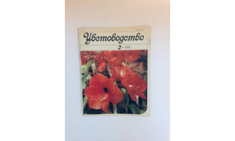 Журнал Цветоводство № 2 1981 год СССР Винтаж, масштабные модели (другое)