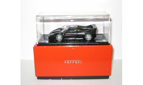 Феррари Ferrari F50 Черный 1996 Kyosho 1:43 05091BK Открывается капот, масштабная модель, scale43