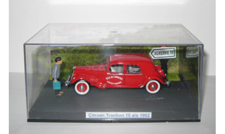 Ситроен Citroen Traction 15 six 1952 IXO Norev Universal Hobbies 1:43 Диорама + Фигурка, масштабная модель, Citroën, scale43