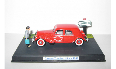 Ситроен Citroen Traction 15 six 1952 IXO Norev Universal Hobbies 1:43 Диорама + Фигурка, масштабная модель, Citroën, scale43
