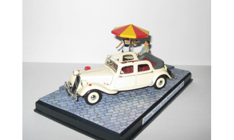 Ситроен Citroen Traction 15 six Decouvrable 1949 IXO Norev Universal Hobbies 1:43 Диорама + Фигурки, масштабная модель, Citroën, scale43