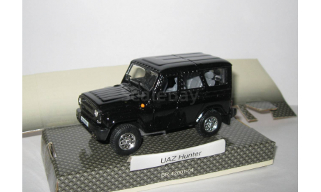 Уаз Хантер 315195 Uaz Hunter 4x4 2004 Черный Autobahn Bauer 1:43, масштабная модель, scale43