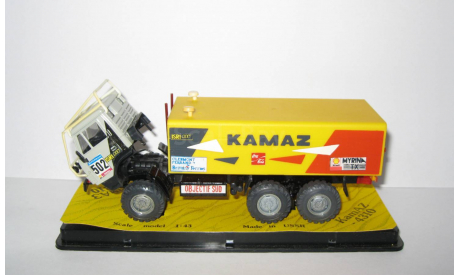 Камаз 4310 6x6 Ралли Objectif Sud № 502 1989 сделано в СССР Арек Элекон 1:43 Ранний СЕРЫЕ колеса!, масштабная модель, scale43