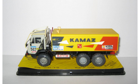 Камаз 4310 6x6 Ралли Objectif Sud № 502 1989 сделано в СССР Арек Элекон 1:43 Ранний СЕРЫЕ колеса!, масштабная модель, scale43