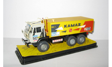 Камаз 4310 6x6 Ралли Objectif Sud № 502 1989 сделано в СССР Арек Элекон 1:43 Ранний СЕРЫЕ колеса!, масштабная модель, scale43