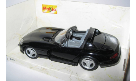 Додж Dodge Viper 1995 Ранний Maisto 1:24 Сделано в 1990х Раритет, масштабная модель, scale24